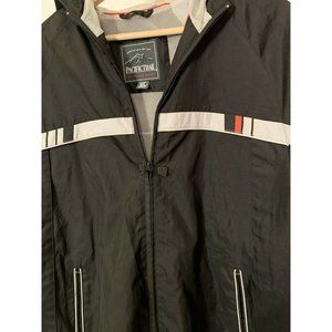 Pacific Trail Outdoor Wear Black White Red Jacket Windbreaker boys‎ XL 18-20
